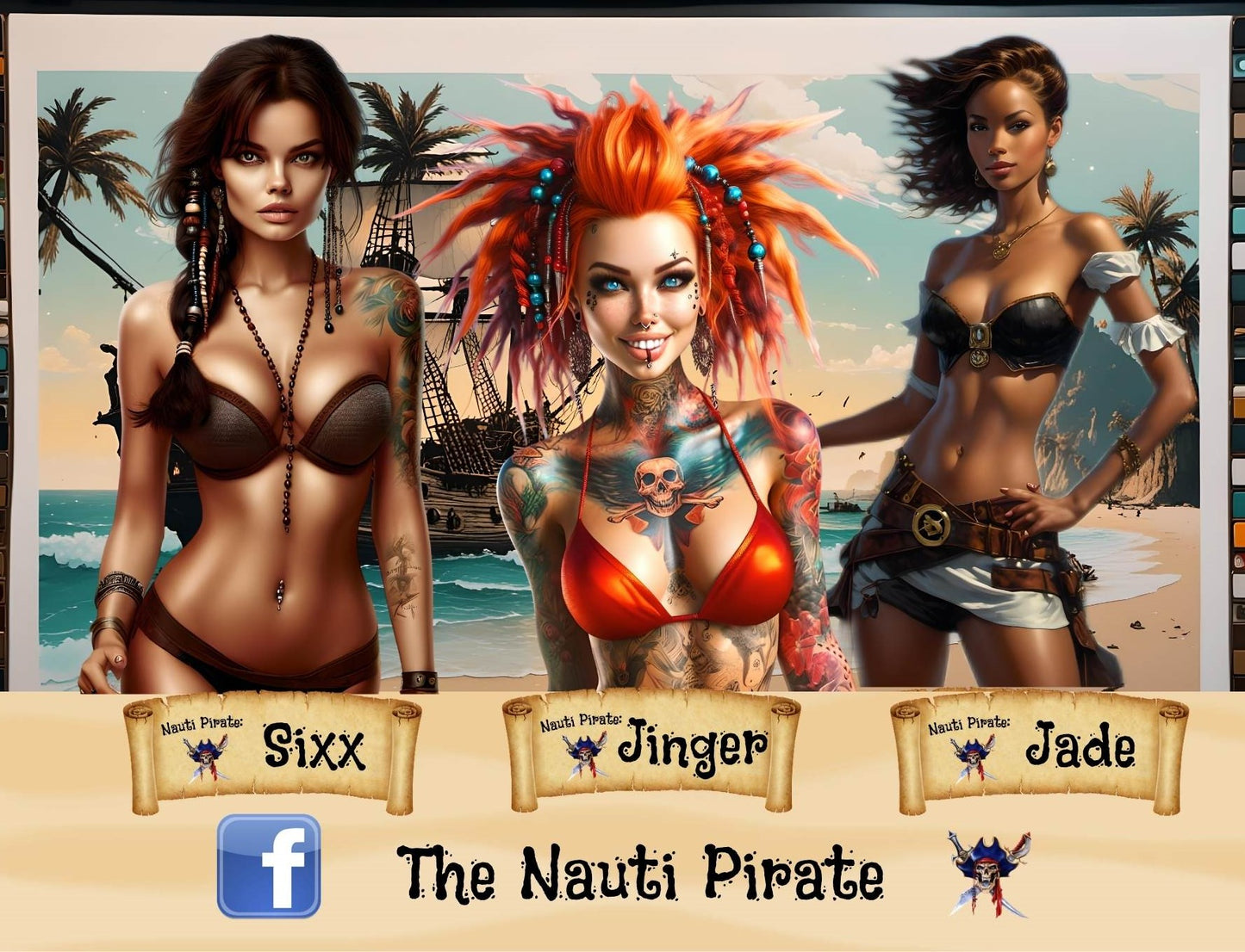 The Nauti Pirate Threesome