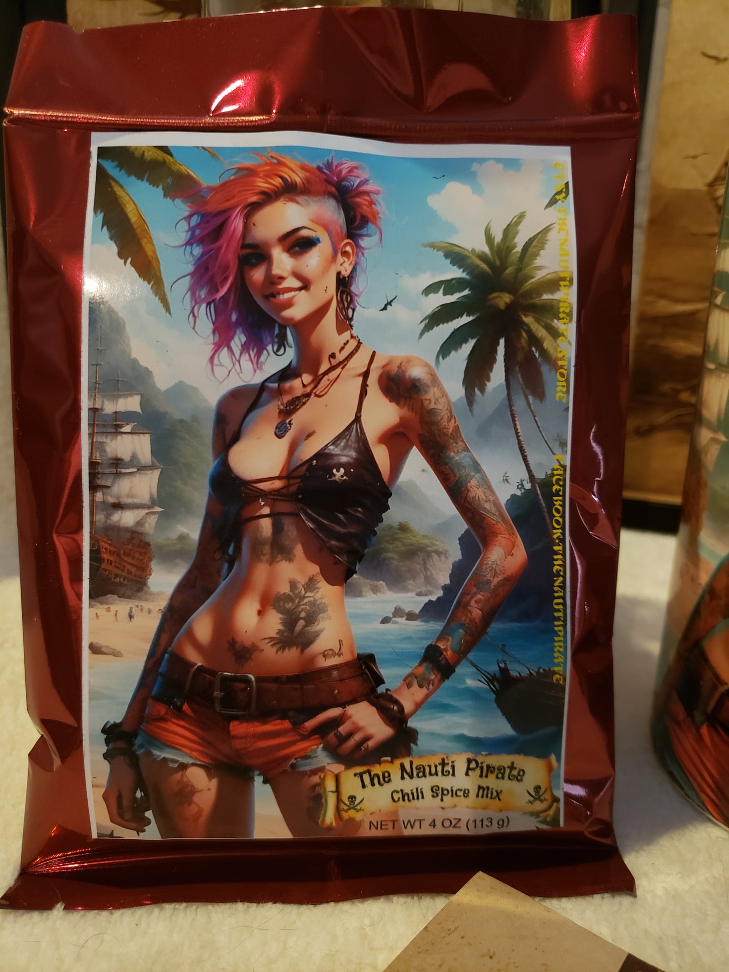 Nauti Pirate Chili Seasoning Mix w/Tumbler!!