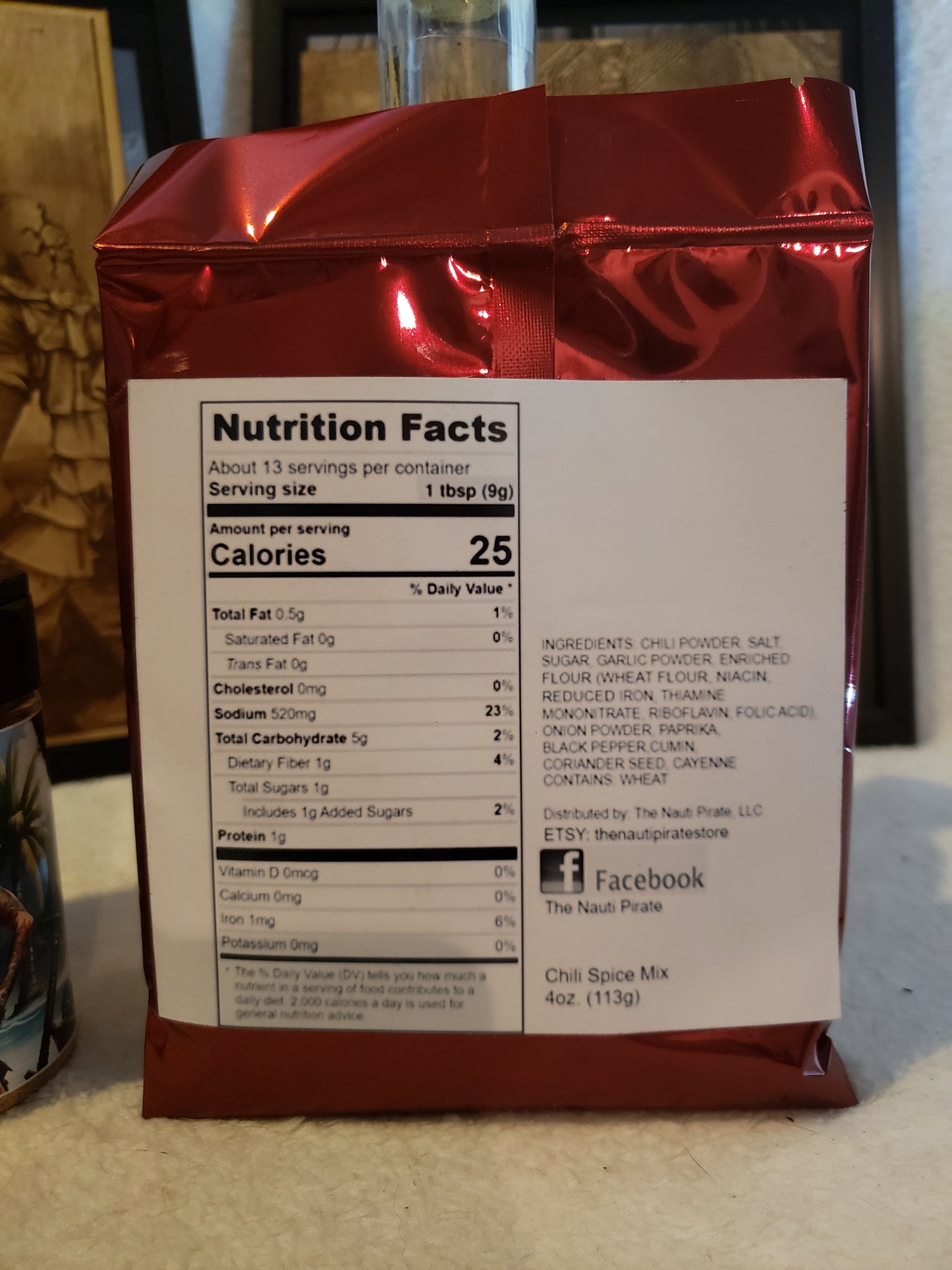 Nauti Pirate Chili Seasoning Mix w/Tumbler!!