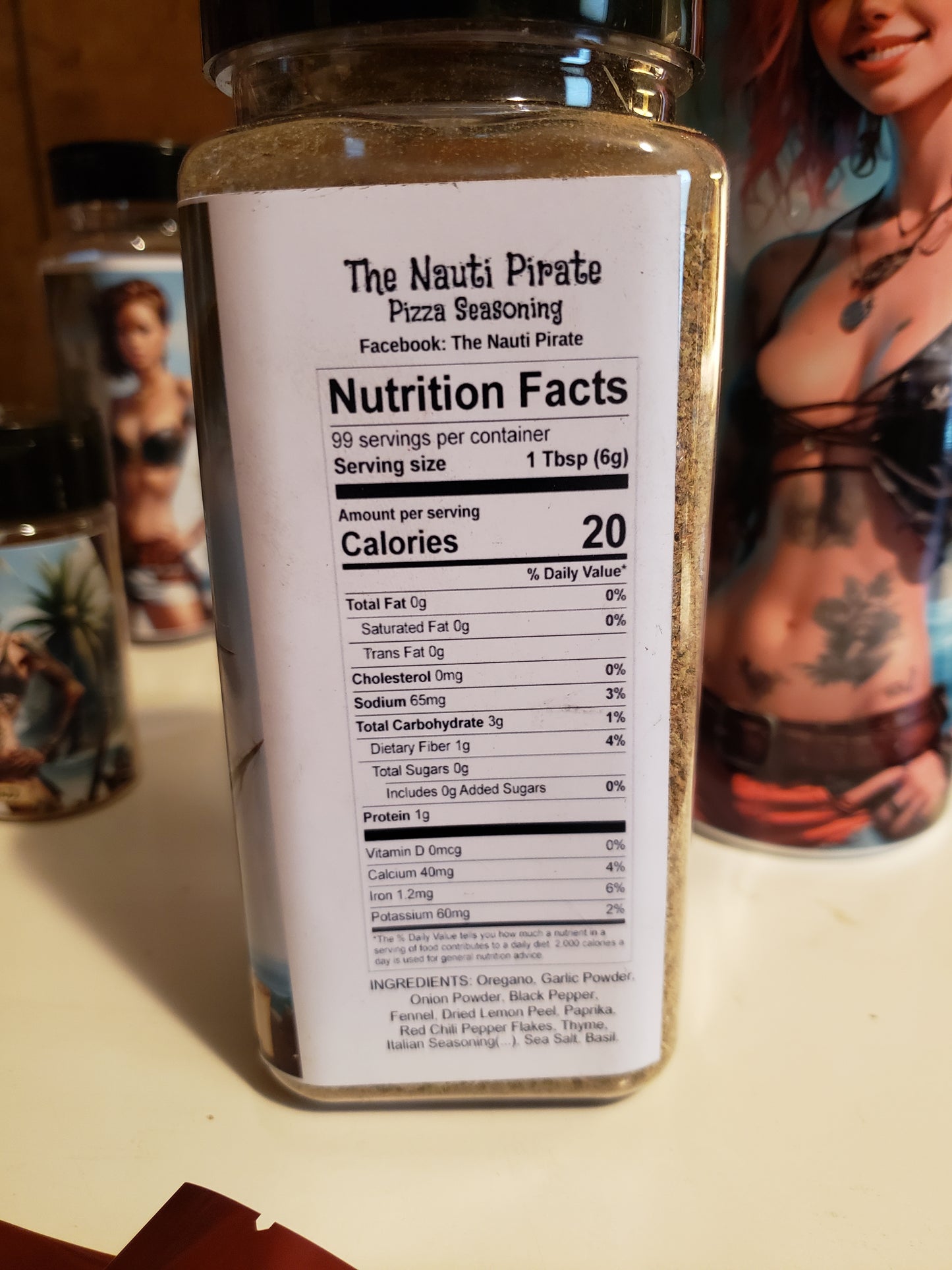 Nauti Pirate Jade, Pizza Seasoning!!