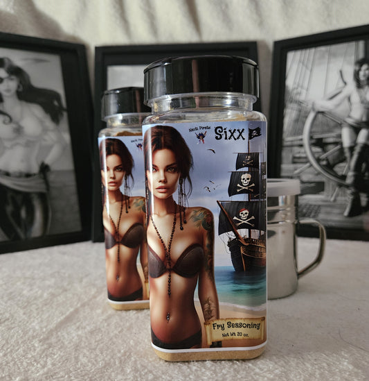 Nauti Pirate Fry Seasoning Sixx!